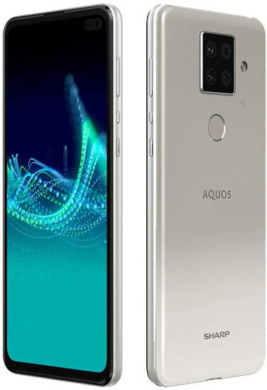 Used]SHARP AQUOS sense4 plus SH-M16 white mint condition - BE