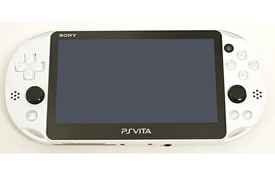 Used]There is PSVita Wi-Fi Glacier White PCH-2000 ZA22 former box