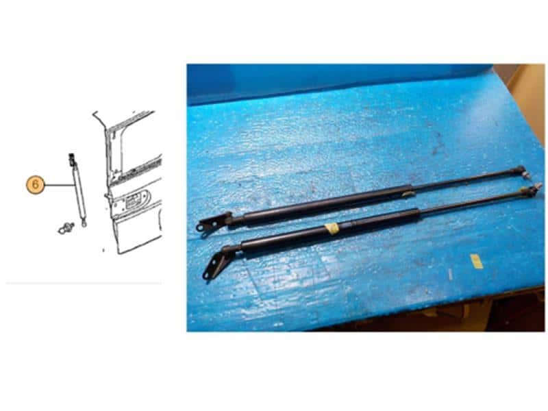 DAMPER B30 NISSAN LAFESTA（[Used]Trunk Damper NISSAN Lafesta 2008 