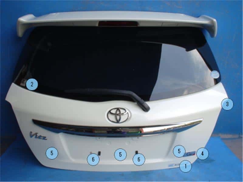 [Used]Back Door Assembly TOYOTA Vitz 2014 DBANCP131 BE FORWARD Auto Parts