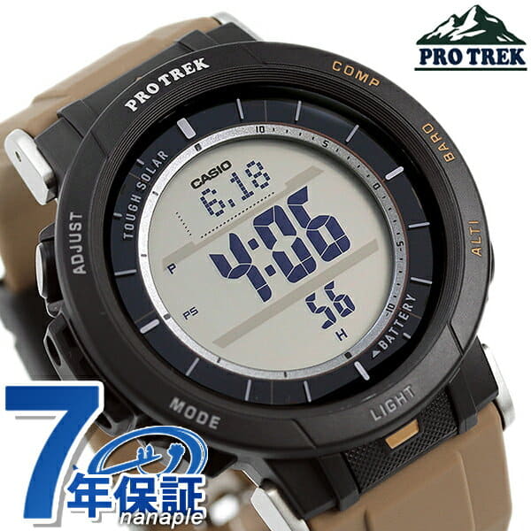 New]is up to 31 times at +4 time to overall article 5 times more Casio PRO  TREK solar mens direction altitude atmospheric pressure triple Sensor PRG-30-5DR  CASIO PRO TREK - BE FORWARD Store