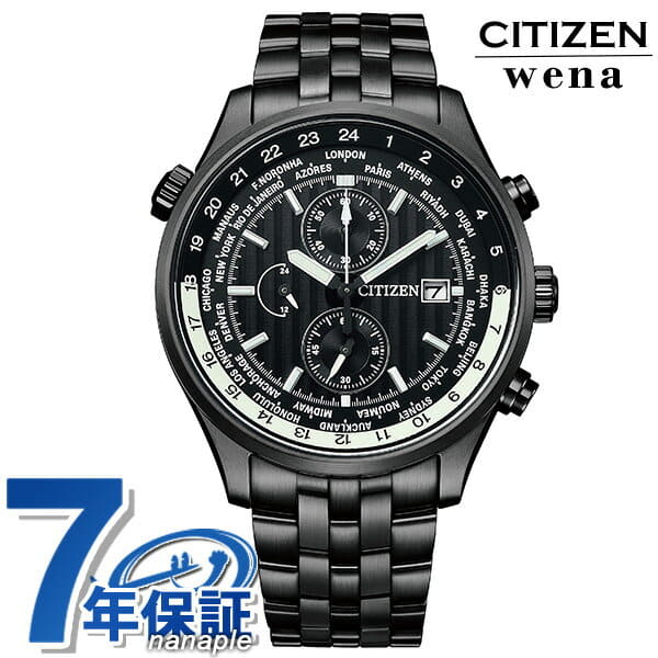 New]is up to 32 times at +4 time more CITIZEN wena 3 smart Eco Drive solar  mens CA0088-61E Citizen wena oar Black black - BE FORWARD Store