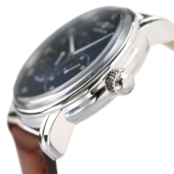 Zeppelin Orologio da uomo automatico cronografo LZ126 Los Angeles 8614M-3, Blu, Classico