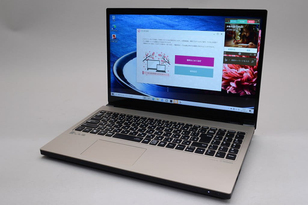 Used]NEC LAVIE Note NEXT NX850/NAG PC-NX850NAG crest Gold