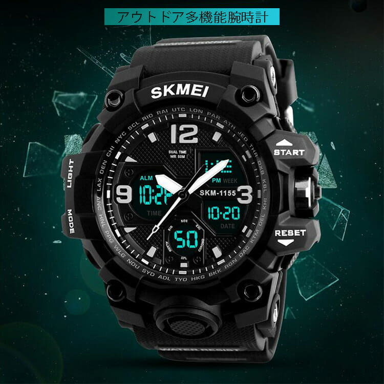 [New]Mens mens waterproofing shock-resistant mens Chronograph analog ...