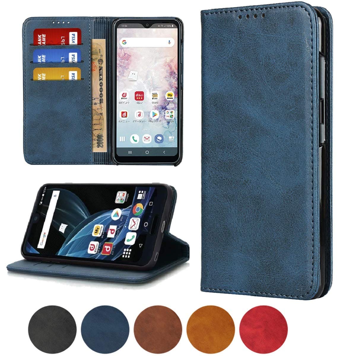 New Magnet Sharp Lye Male R Case Carrying Cover Card Pocket Card With A Built In Sharp Aquos R Sh 03j Notebook Type Case Cover Aquosr Shv39 604sh Case Notebook Type Wallet Case High Quality