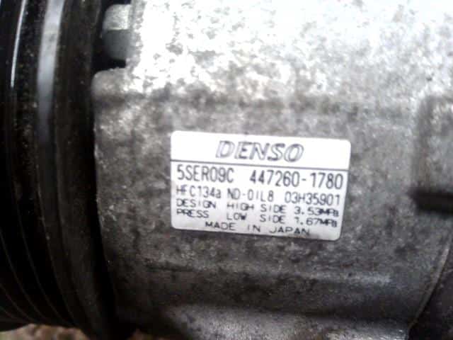 [Used]A/C Compressor TOYOTA Belta 2005 DBA-SCP92 8831052510 - BE ...