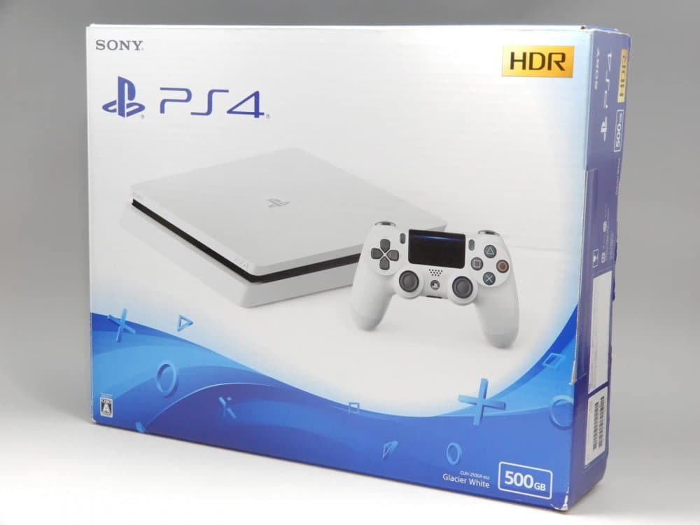 Used]PlayStation 4 Glacier White 500GB (CUH-2100AB02) - BE FORWARD