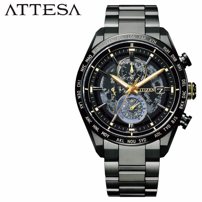 New]Darkness clock AT8185-71E of the CITIZEN ATTESA Citizen ATTESA