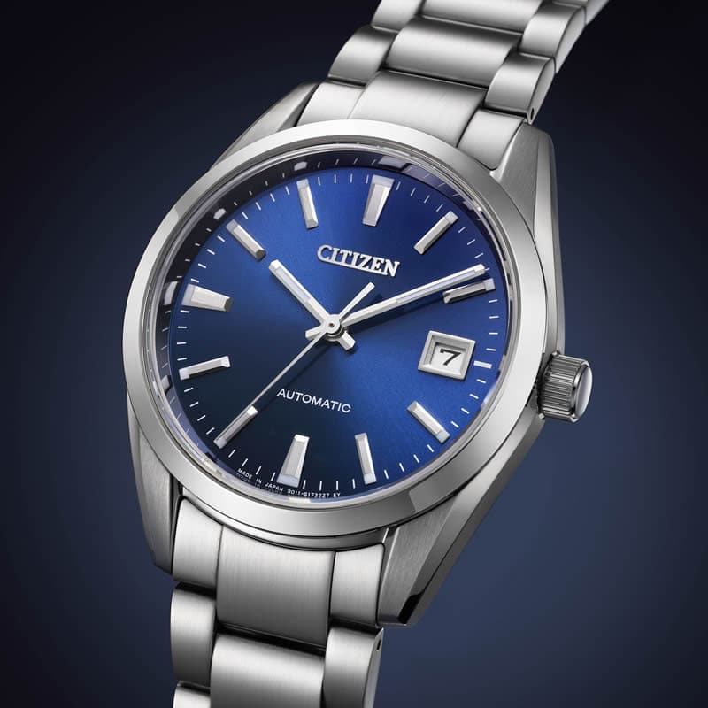 New]CITIZEN CITIZEN collection Citizen Citizen COLLECTION mens Navy Silver  clock NB1050-59L - BE FORWARD Store