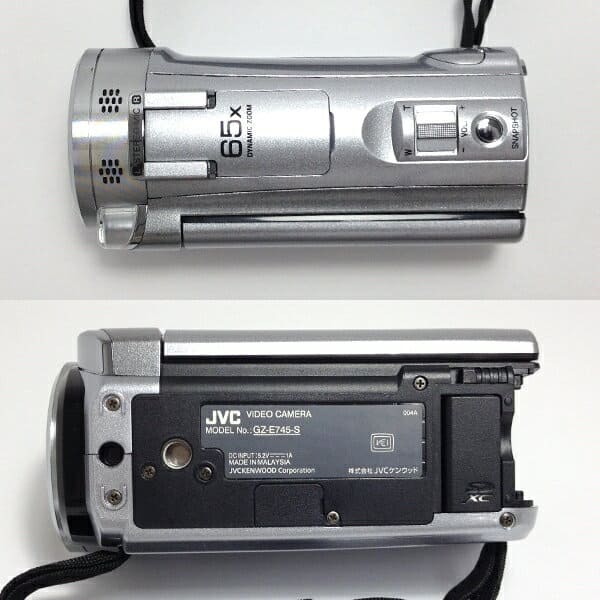 Used]JVC KENWOOD Everio Ebb Rio hi-vision memory movie GZ-E745-s video  camera Silver - BE FORWARD Store
