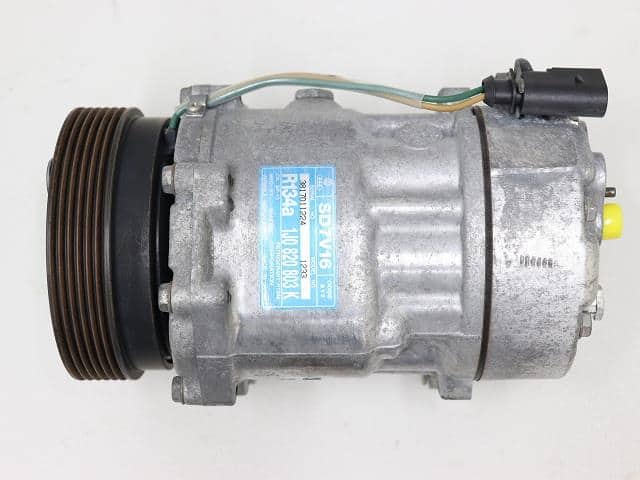 Used]VW Golf 1JAUM A/C Compressor 1J0820803K - BE FORWARD Auto Parts