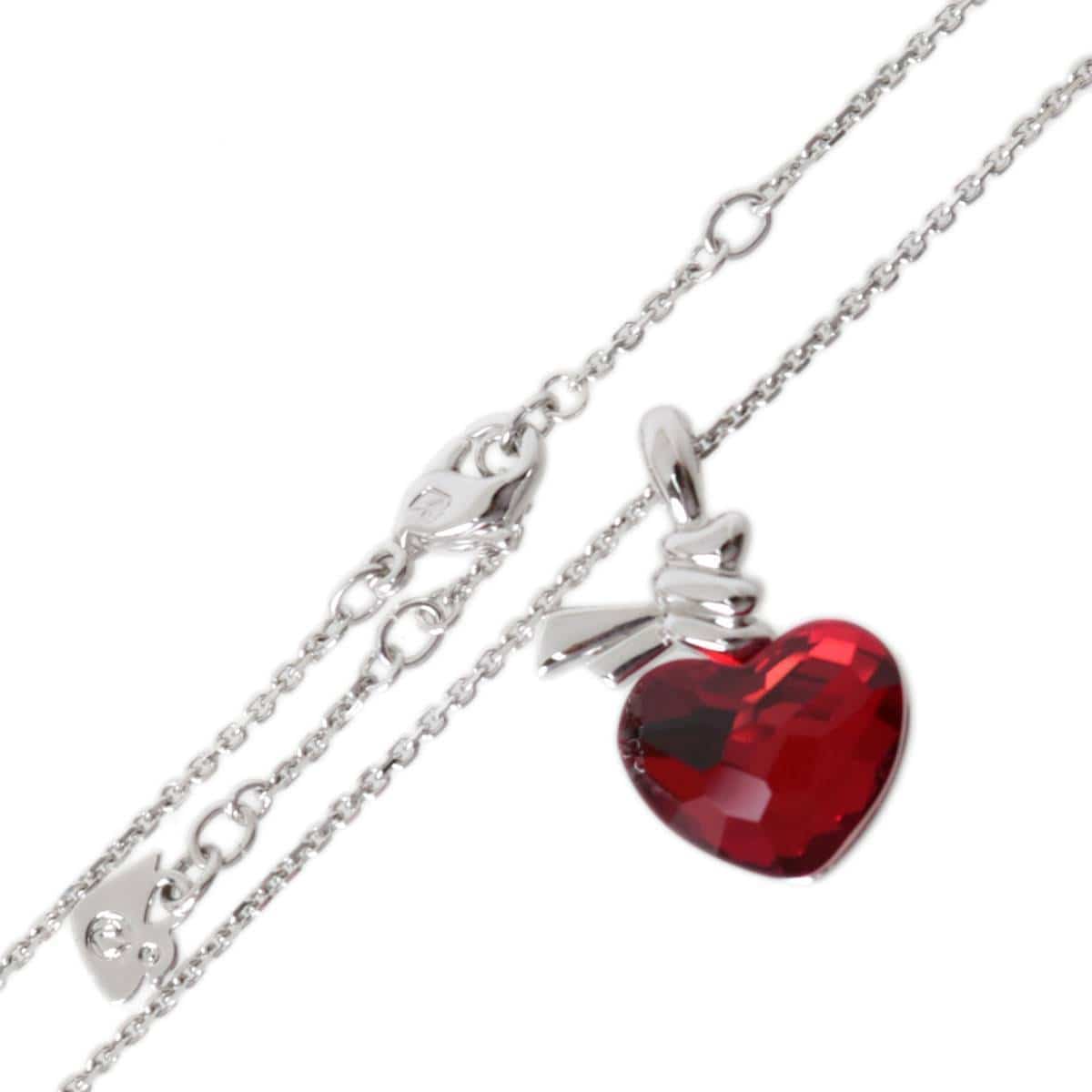 Used]SWAROVSKI/ Swarovski Ties of Love pendant necklace FS B rank - BE  FORWARD Store