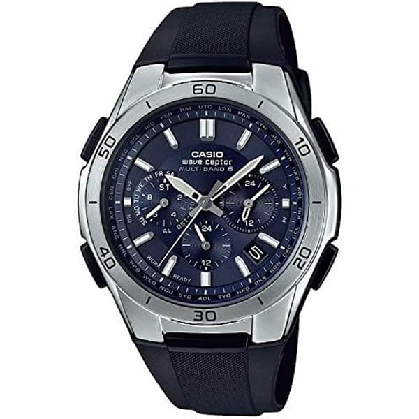 [New]set CASIO Casio clock wave ceptor WVQM4102AJF mens solar radio