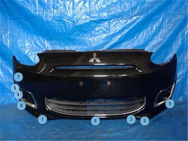 Used]Front Bumper MITSUBISHI Mirage 2013 DBA-A05A 6400D323XA - BE