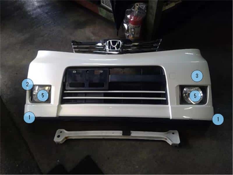 Used Front Bumper Honda Zest 10 Dba Je1 Be Forward Auto Parts
