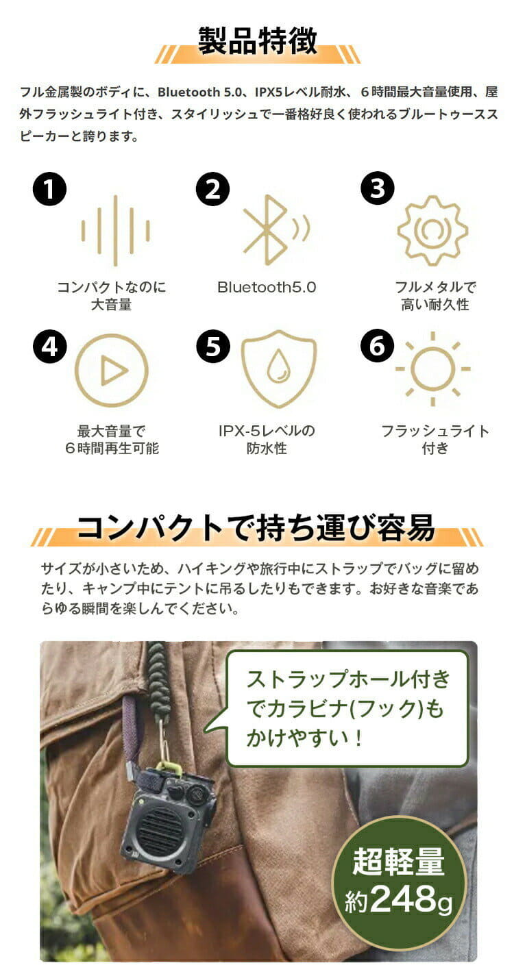 [New]| which there is no MUZEN Wilde Mini Bluetooth speaker strap in It ...