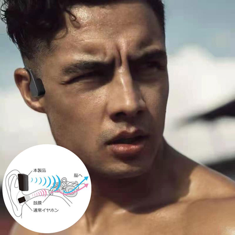 [New]bone conduction earphone bluetooth Bone conduction earphone