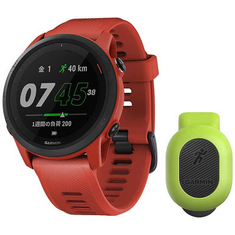 GARMIN FOREATHLETE 745 レッド Garmin Forathlete 745 マグマレッド