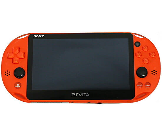 Used]There is a former box only in PSVita Wi-Fi model Neon orange