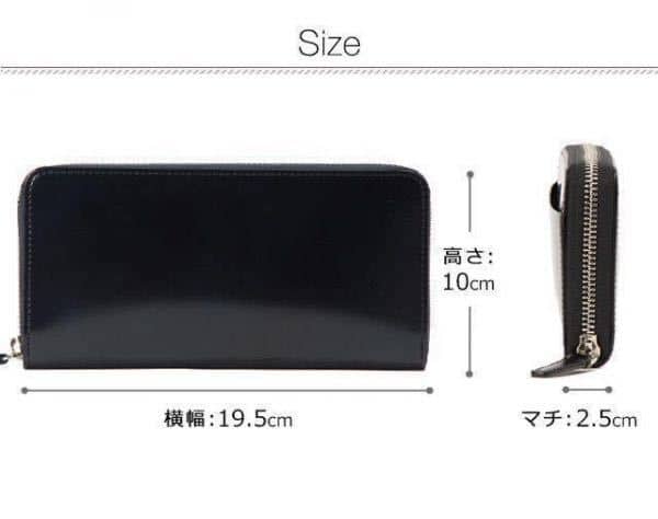 【Pid】Cordovan Wallet Black 新品訳あり Pid】Cordovan Wallet Black 新品訳あり