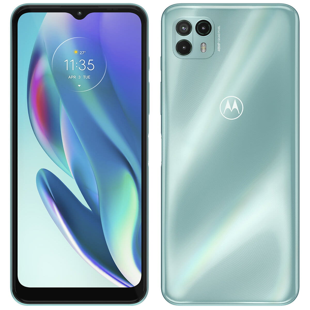 New]Motorola moto g50 5G tender green [SIM fleece Maho] PAR70001JP