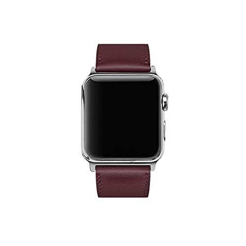 [New]Compatible apple watchband (42mm 44mm, wine red) that the ...