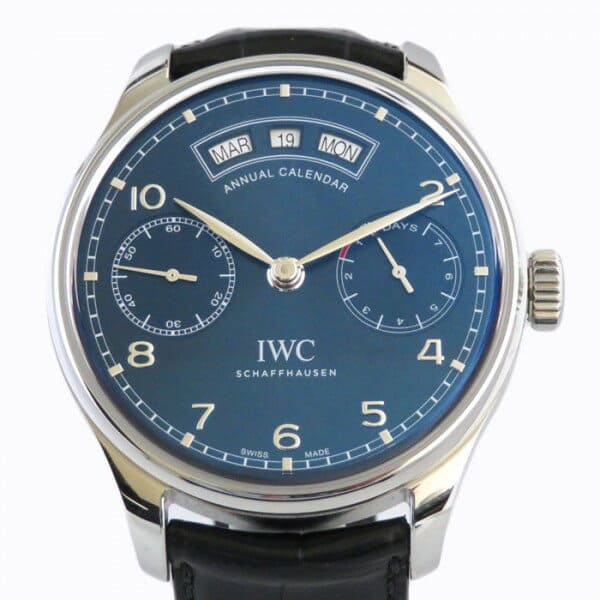 New]IWC porutogizeanyuarukarenda IW503502 Navy clockface mens - BE FORWARD  Store