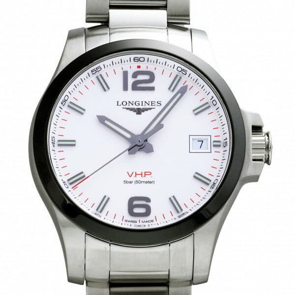New]Longines LONGINES conk est V.H.P L3.719.4.76.6 Silver clockface mens -  BE FORWARD Store