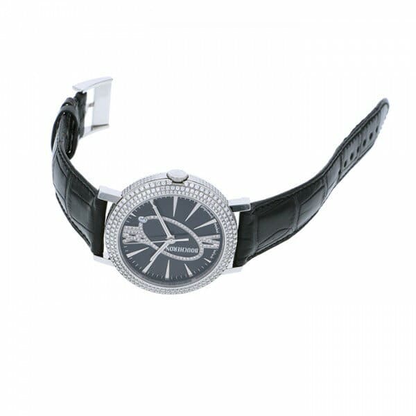 [New]Bush Ron BOUCHERON rondo automatic WA010308 Black clockface mens ...