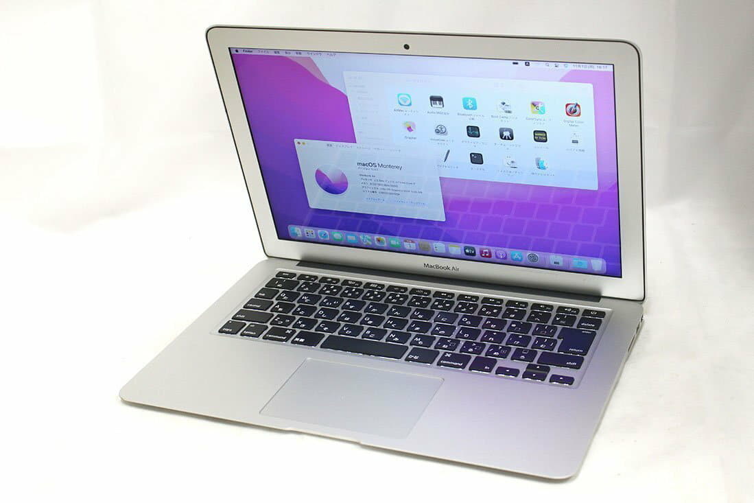 Used]13.3 inches Apple MacBook Air A1466 Early-2015 macOS 12 Monterey  (Windows11 additional possibility for ) fifth generation Core i7-5650u/ 4GB  *soku 512G-SSD/ Camera radio recovery - BE FORWARD Store