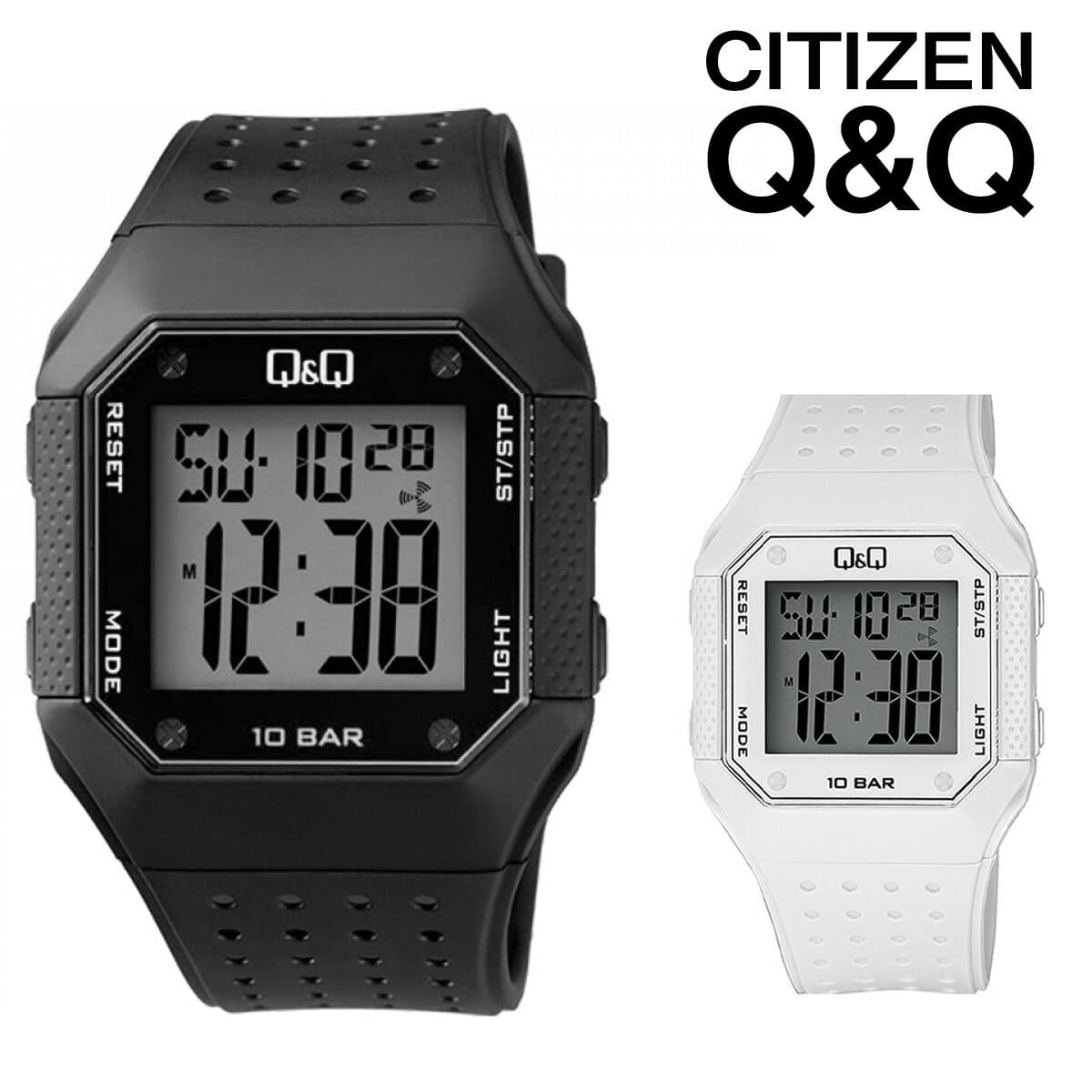 New]Q & Q Q&Q mens Ladies digital calendar Citizen