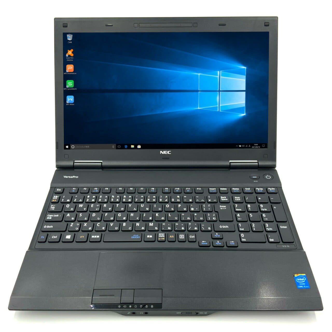 [Used]NEC VersaPro VK26 Core i3 fourth generation 8GB 　 SSD240GB DVD-ROM  wireless LAN Windows10 64bit WPSOffice 15.6 inches 　 　 Notebook