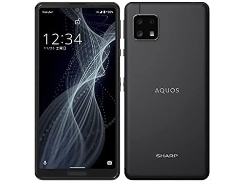 New]Sharp AQUOS sense4 lite SIM-free SH-RM15 Black - BE FORWARD Store