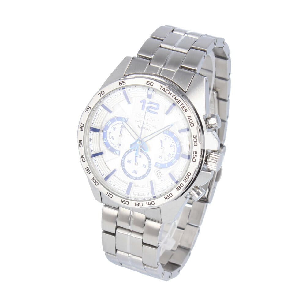 New]SEIKO SEIKO clock mens waterproofing quartz analog Chronograph