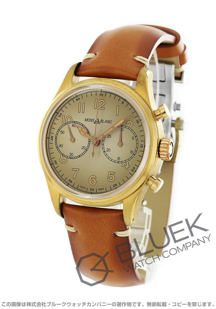 New Mont Blanc 1858 Chronograph mens 118223 BE FORWARD Store