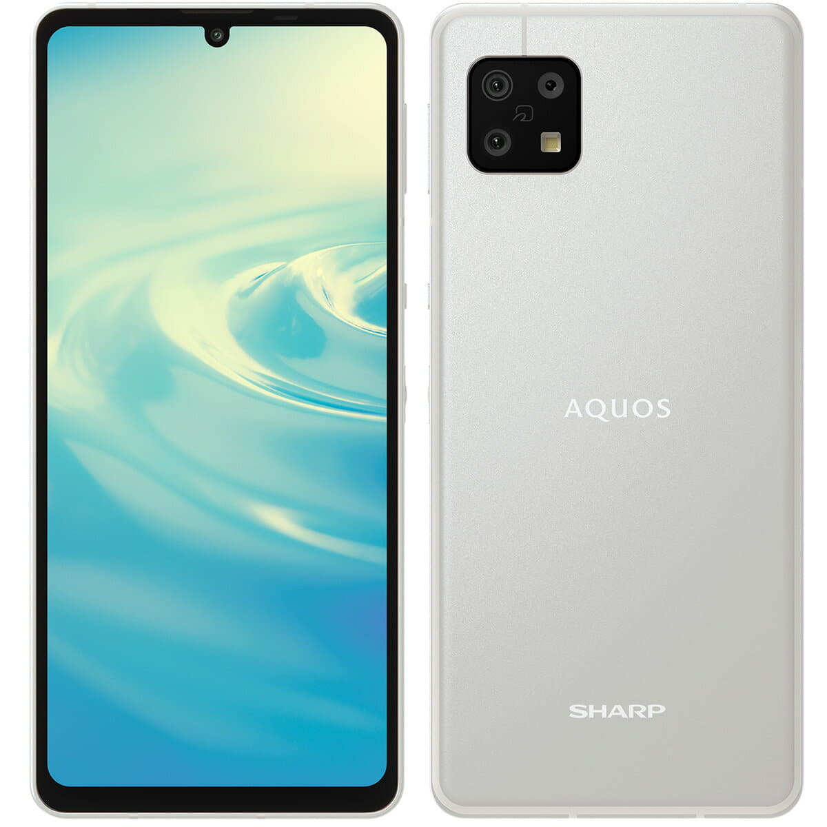New]SHARP AQUOS sense6 4GB 64GB Silver [SIM fleece Maho] SH-M19AS