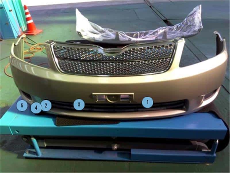 2004 toyota corolla sale s front bumper