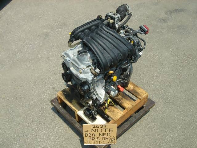 Used]HR15-DE Engine NISSAN Note 2005 DBA-NE11 1010BED090 - BE