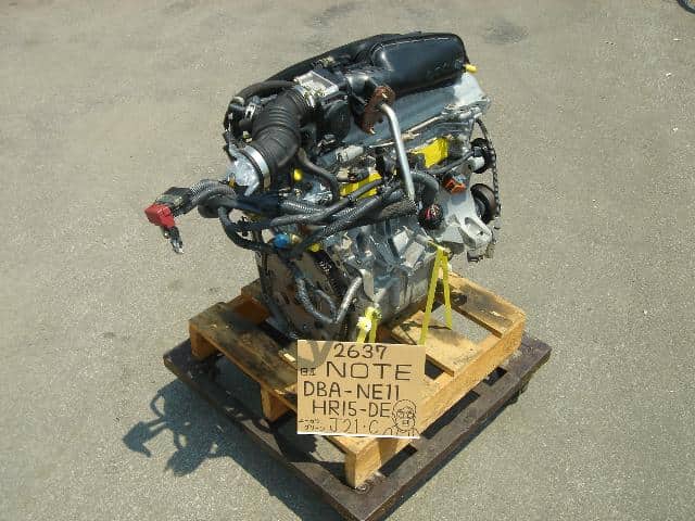 Used]HR15-DE Engine NISSAN Note 2005 DBA-NE11 1010BED090 - BE