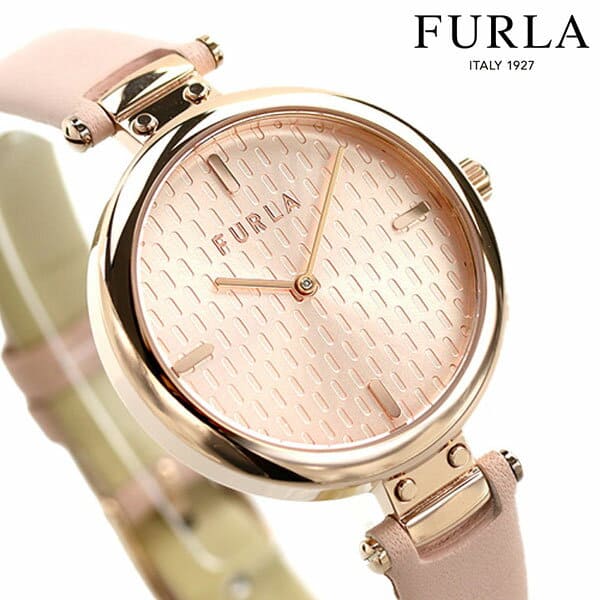 New]FURLA new pin 32mm quartz WW00018004L3 Ladies pink FURLA