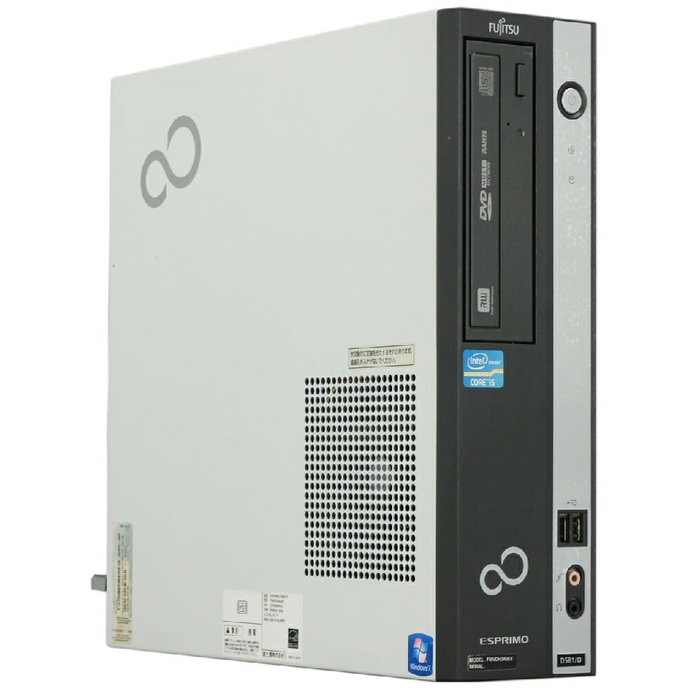 【70％OFF】 ESPRIMO Used]FUJITSU D581/D(DX) year one desktop Windows10 Windowsデスクトップ