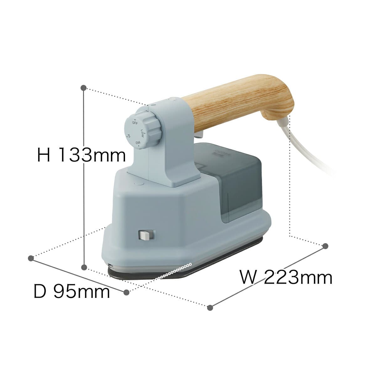 New]Iron clothing steamer Bruno [running on a Steam iron hanger