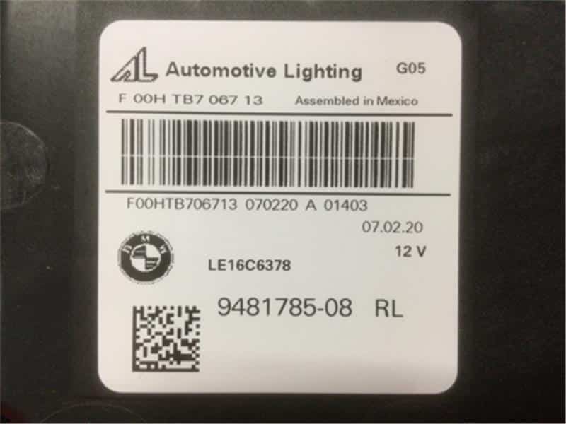 [Used]Left Headlight BMW X6 2020 ABA-FG44 63119850419 - BE FORWARD Auto ...
