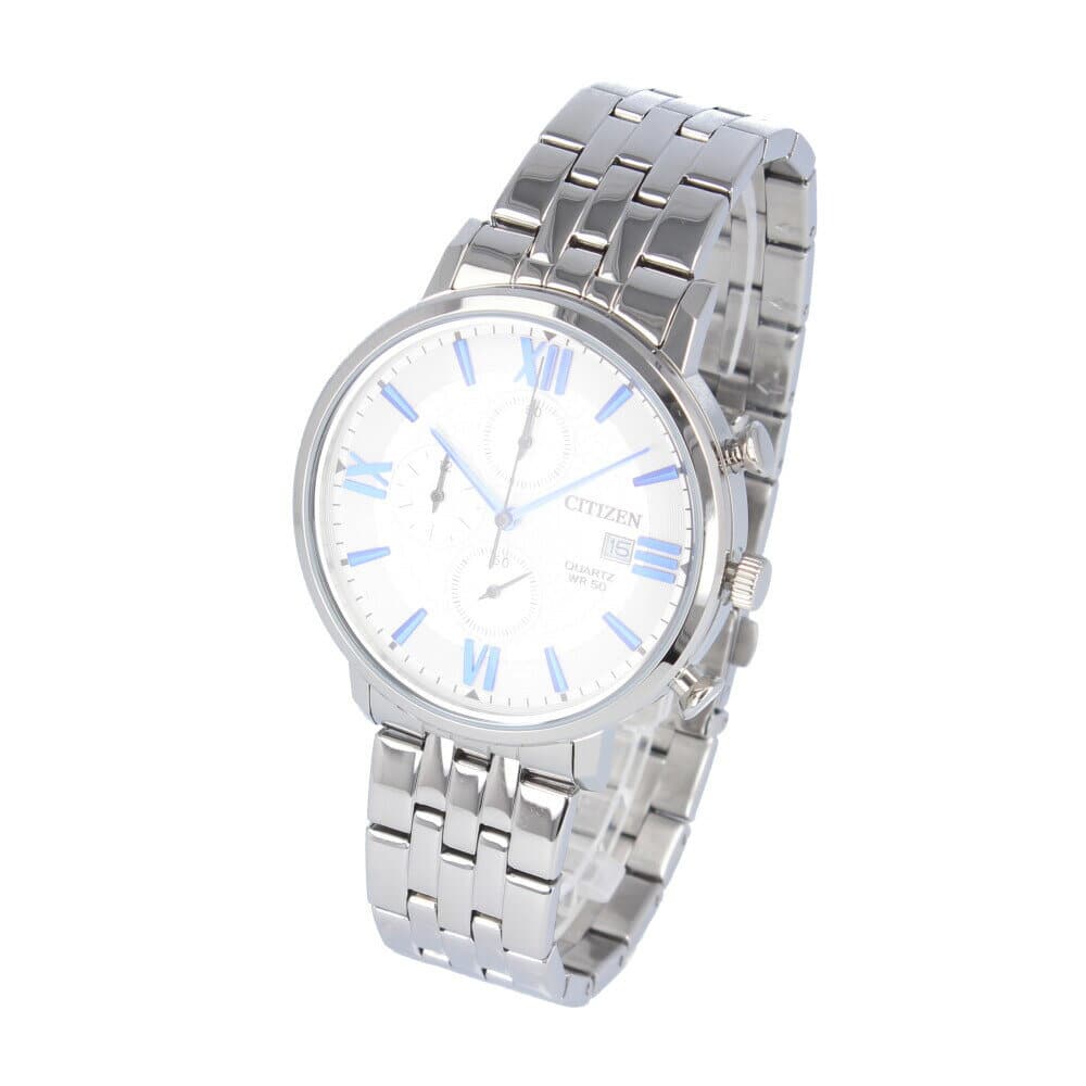 [New]Citizen CITIZEN clock mens quartz analog Chronograph Stainless ...