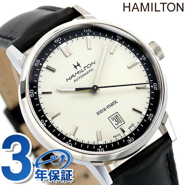 New]is in hamirutonamerikankurashikkuintoramatikkuoto 40mm Automatic  winding mens H38425720 HAMILTON graige X Black - BE FORWARD Store