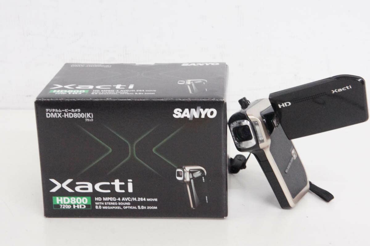 [完動品] SANYO Xacti DMX-HD800 ピンク Amazon | SANYO ハイビジョン デジタルムービーカメラ Xacti