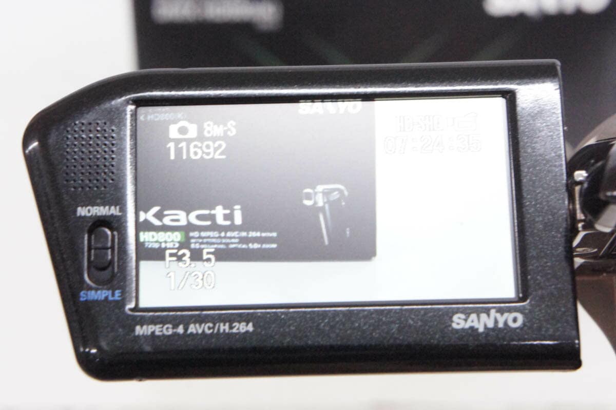 SANYO Xacti DMX-ca100/HD800 ビデオカメラ SANYO Xacti DMX-ca100