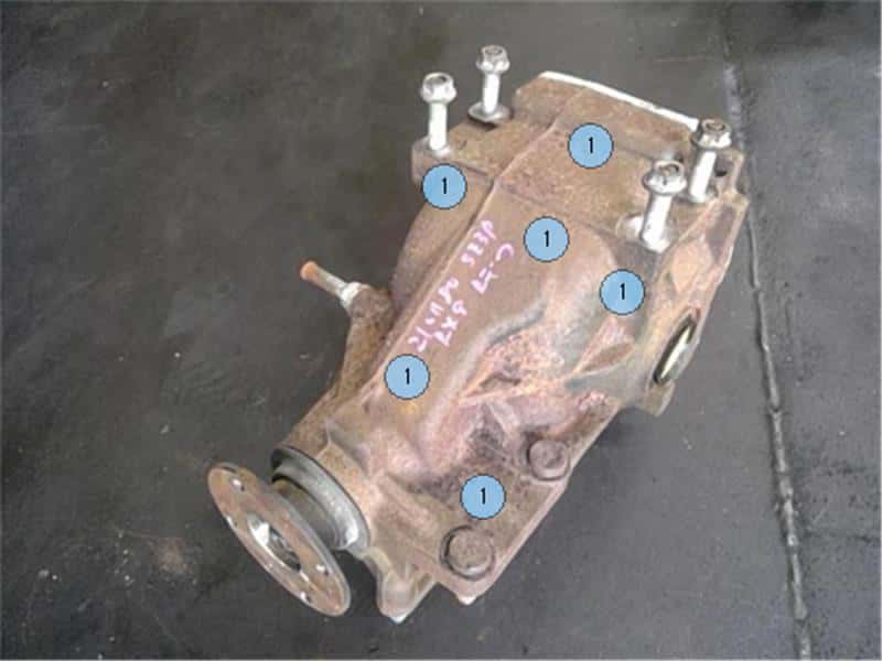 [Used]Rear Differential Housing Assembly MAZDA RX-8 2003 LA-SE3P - BE ...