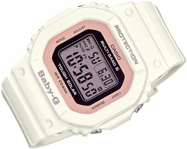 CASIO(カシオ) BGD-5000U-7DJF(ホワイト×ピンク) BABY-G(ベイビージー